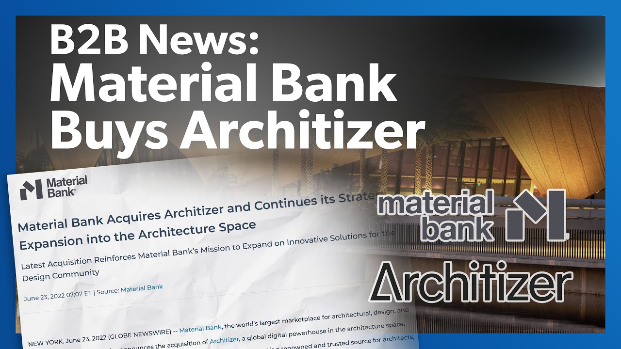Why Material Bank Bought Architizer