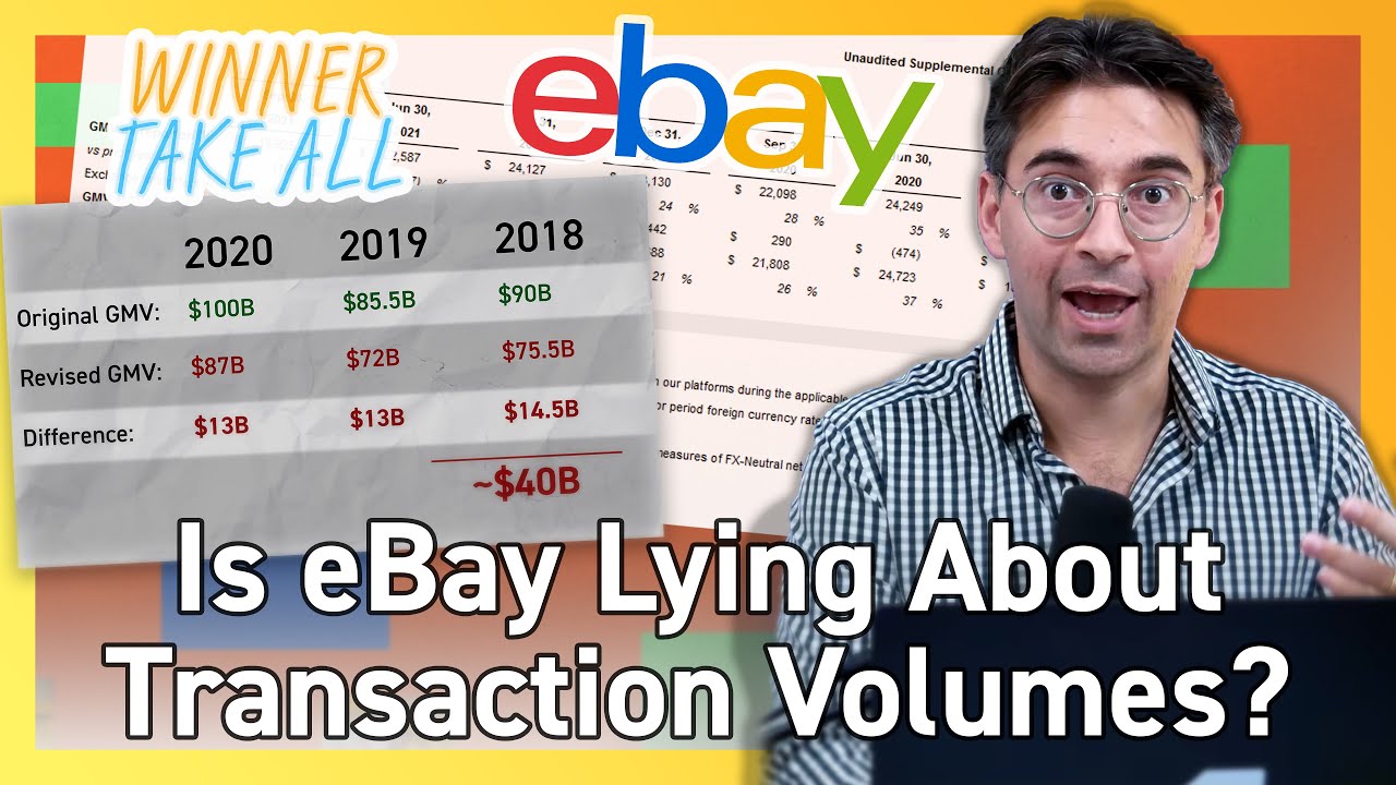 eBay Fudged 40B in GMV Sales Numbers on Earnings Reports 😬